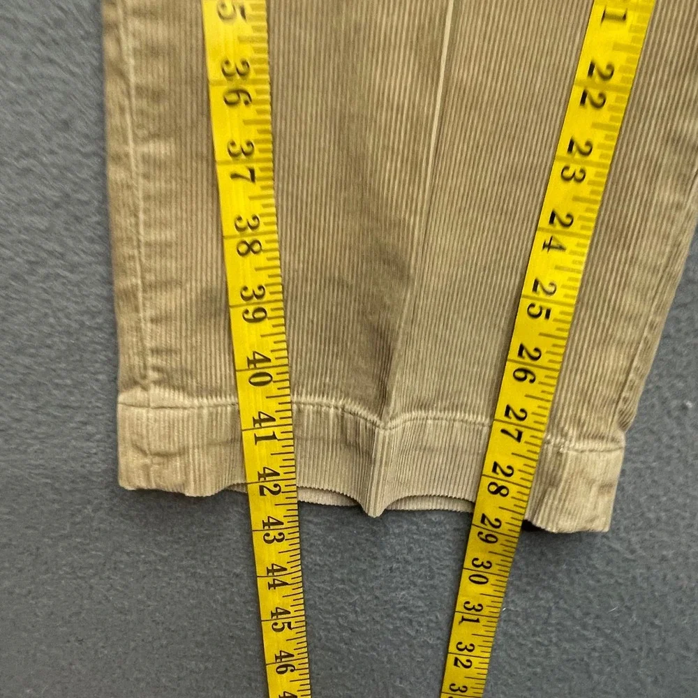 Polo Ralph Lauren Men Corduroy Pants 35/30 Tan Prospect Pant Cotton Classic
